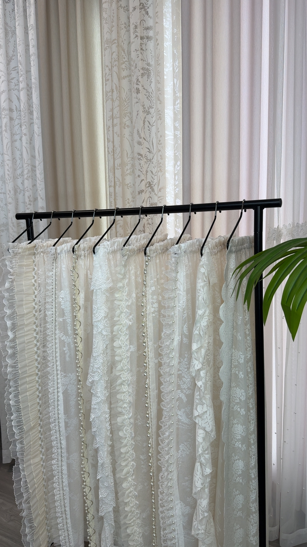 相君法式蕾丝奶油风窗纱吊卡10款