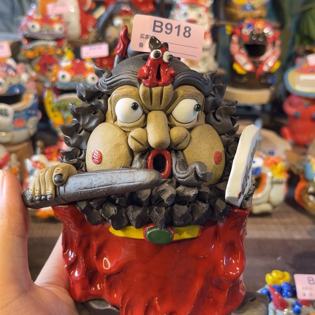 可****泥塑纯手工茶宠摆件