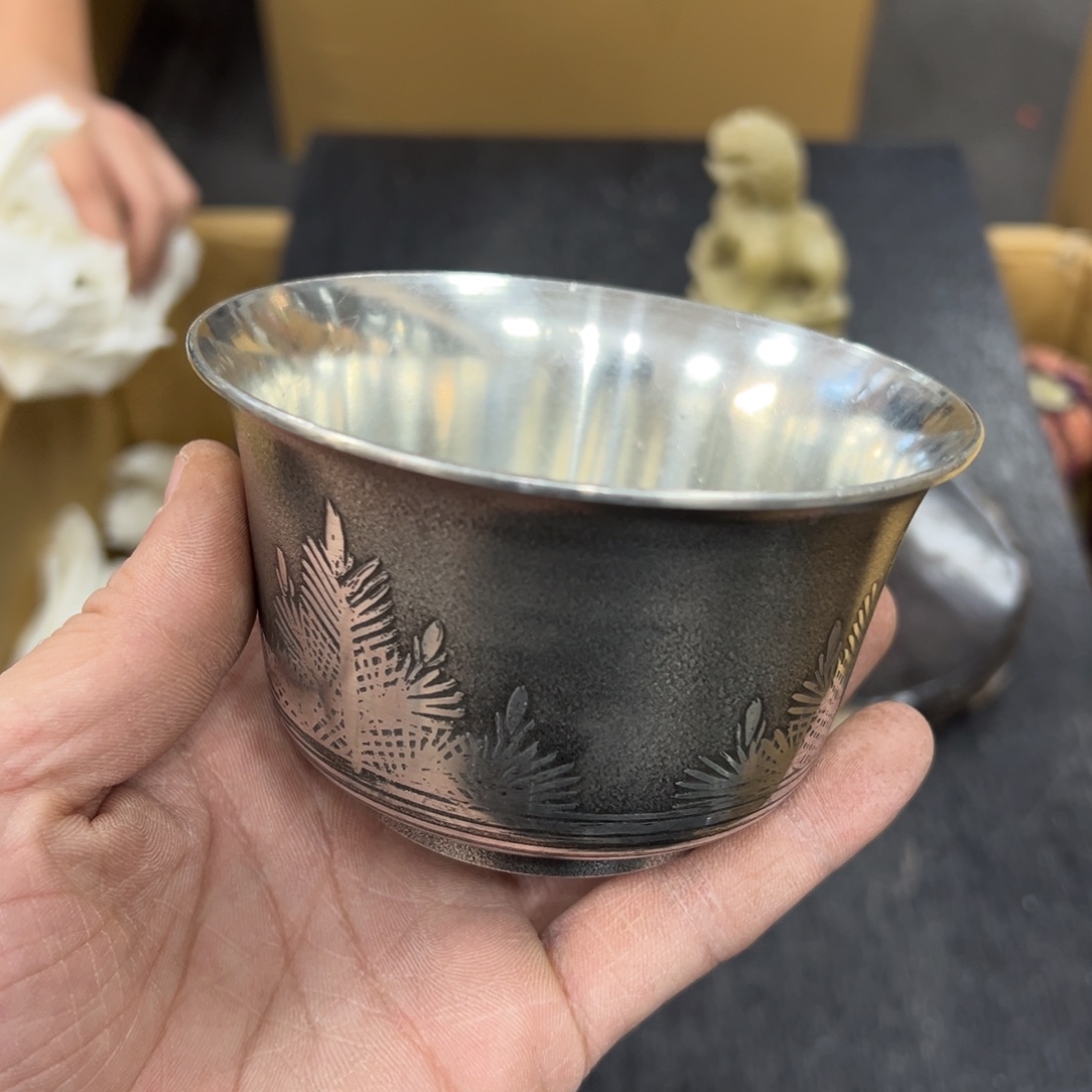 锡中古工艺品摆件