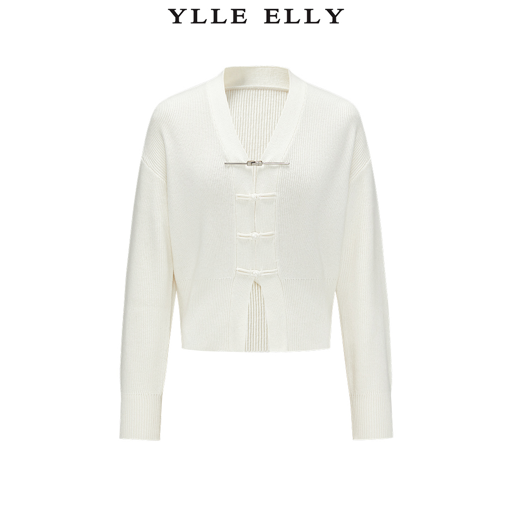 【小七专属】时尚秋冬针织长袖短款修身毛针织衫Y733306713