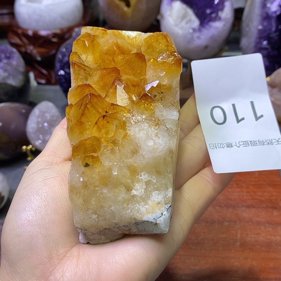 未镶嵌紫晶珠宝半成品