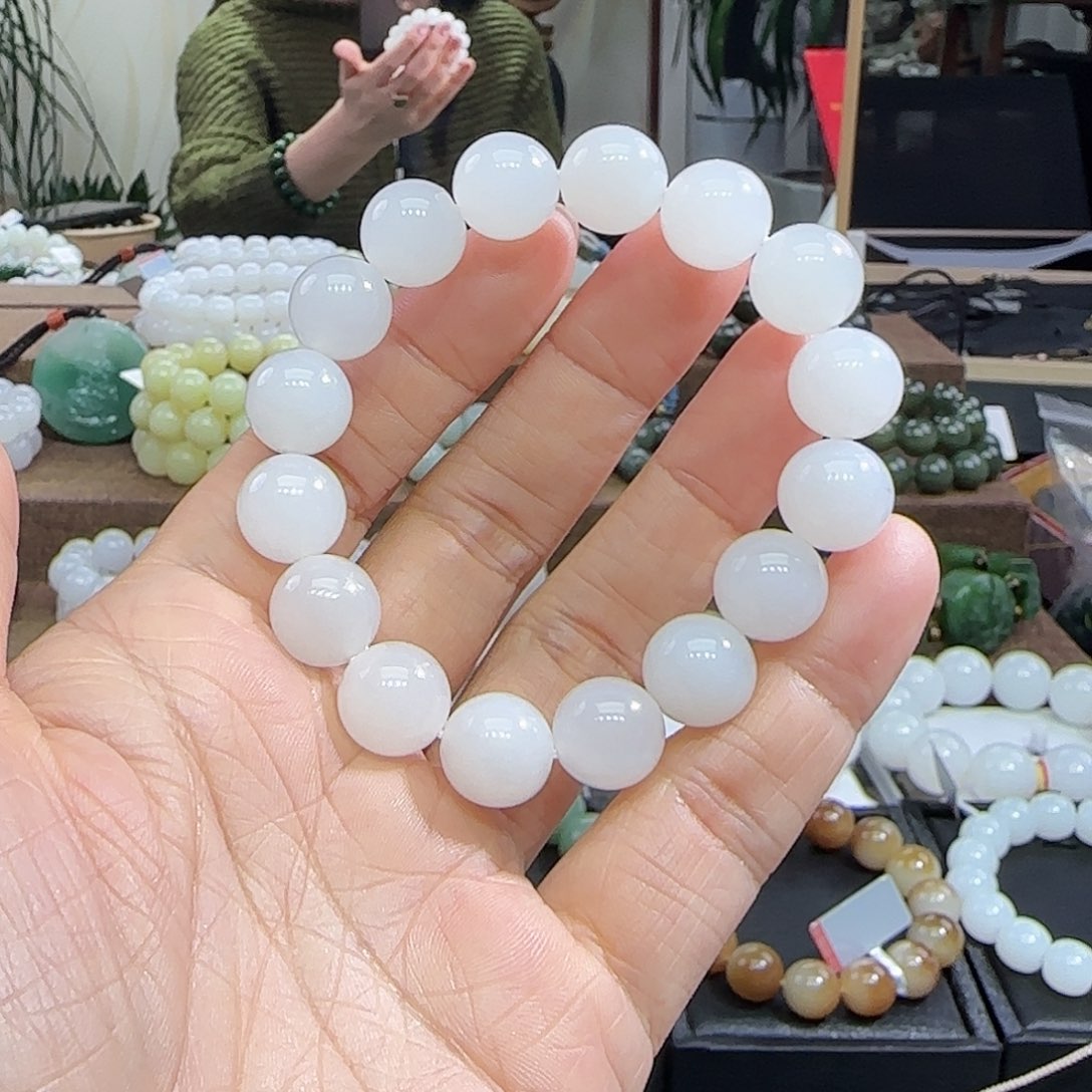 和田玉手链未镶嵌