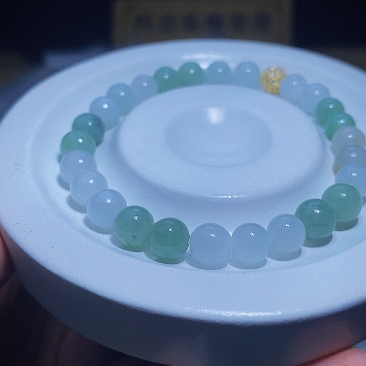 未镶嵌手串翡翠天然缅甸A货翡翠7.1