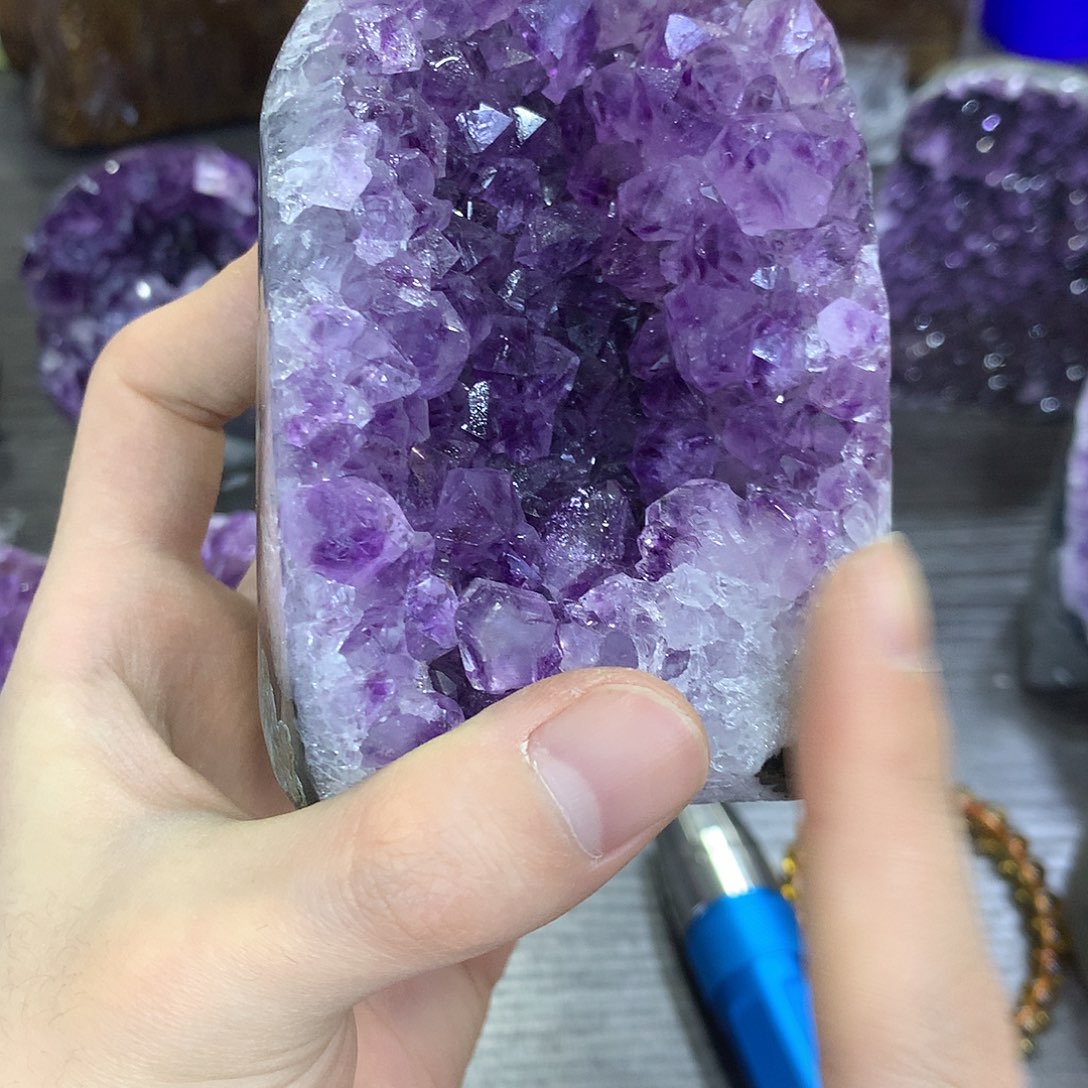 紫晶珠宝半成品未镶嵌952