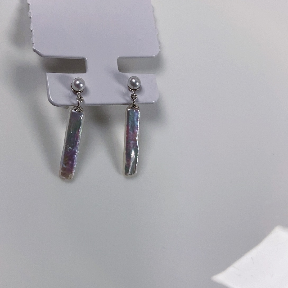 淡水珍珠耳饰未镶嵌7165