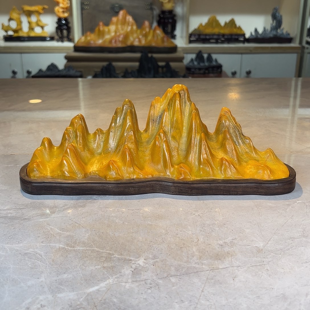 阿***i陶灵璧石手工雕刻奇石摆件