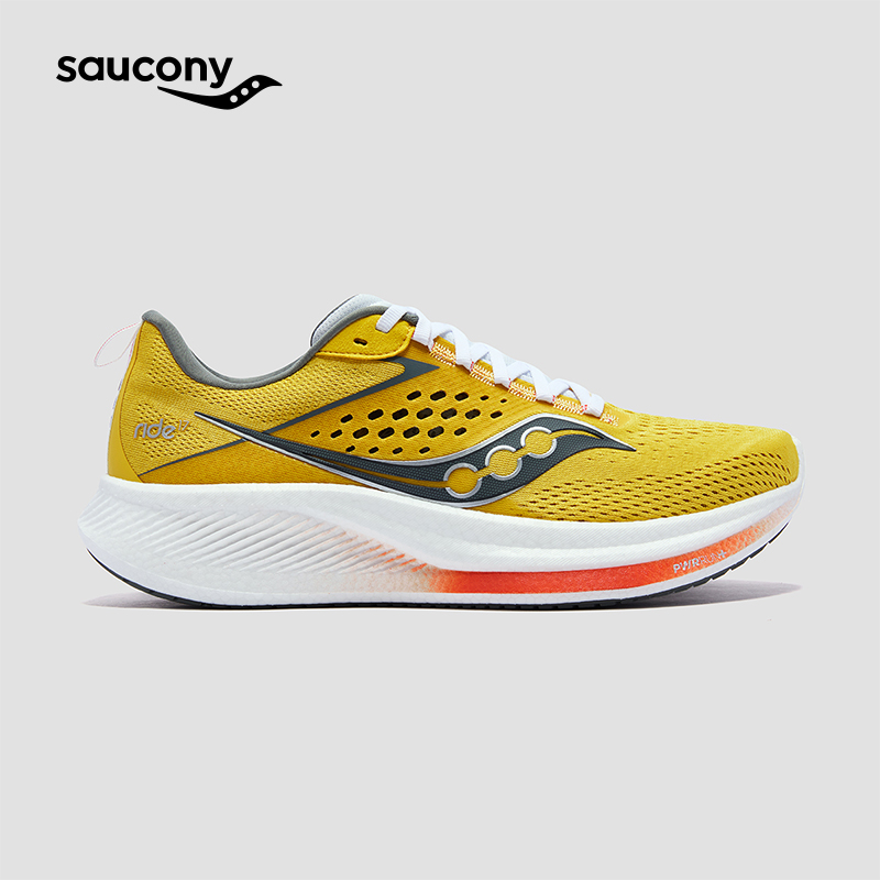 Saucony索康尼RIDE驭途17跑步鞋男鞋网面舒适运动鞋缓震减震跑鞋