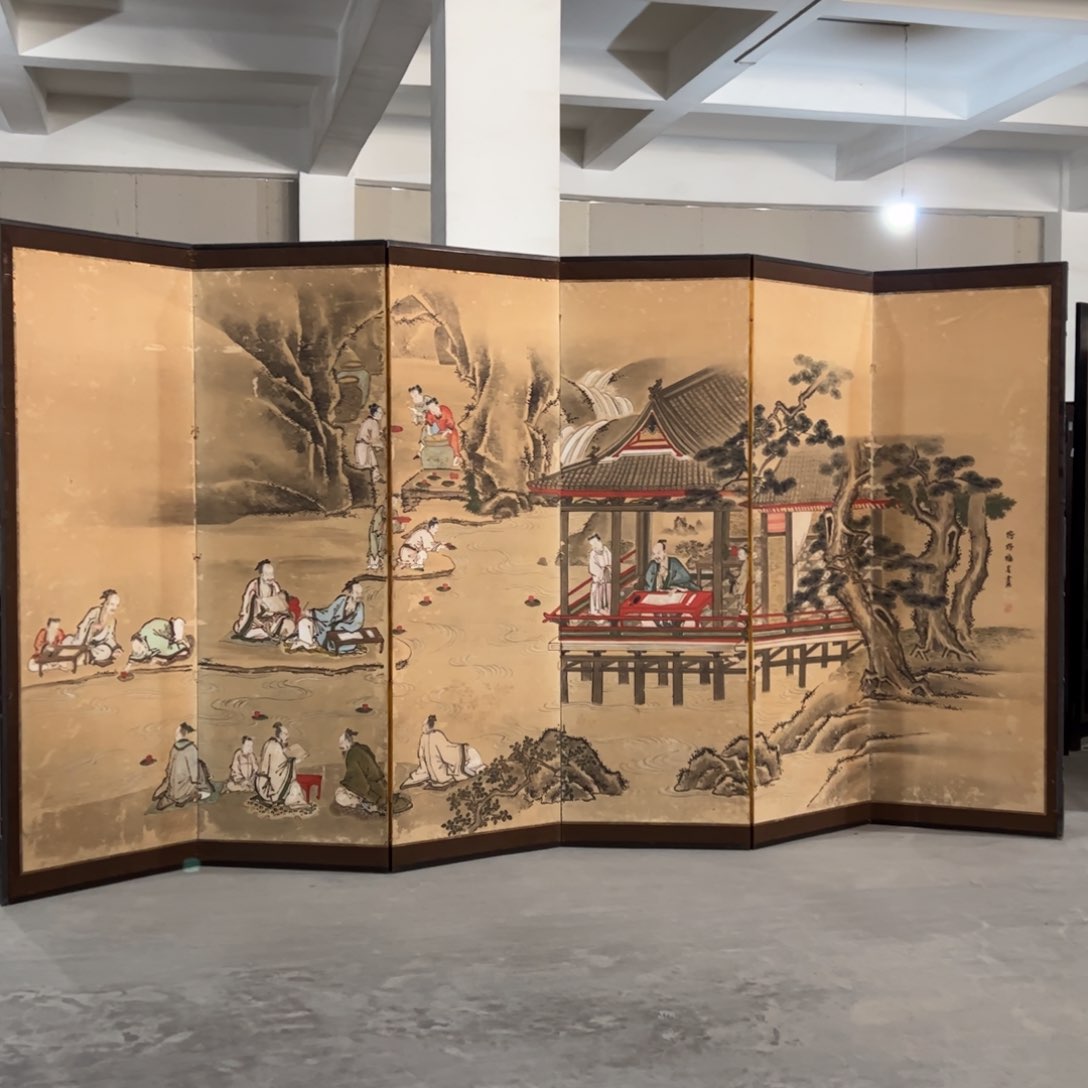 绘画屏风框画油画版画回流