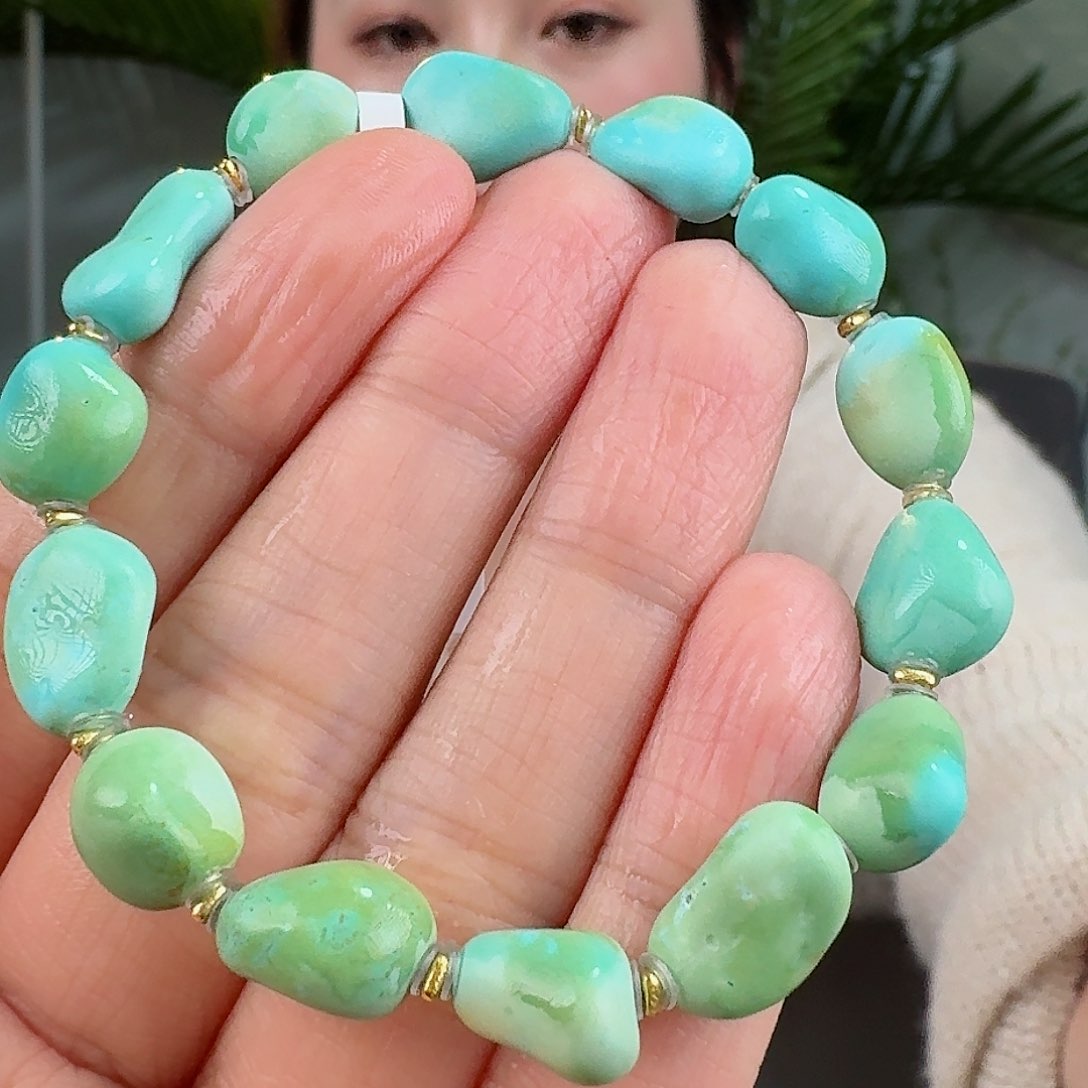 绿松石珠宝奇石未镶嵌