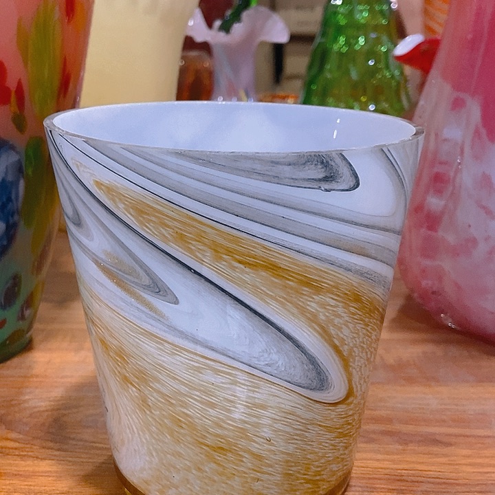 琉璃琉璃花瓶高25口13