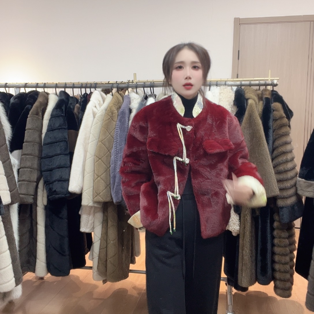 50号皮毛一体外套