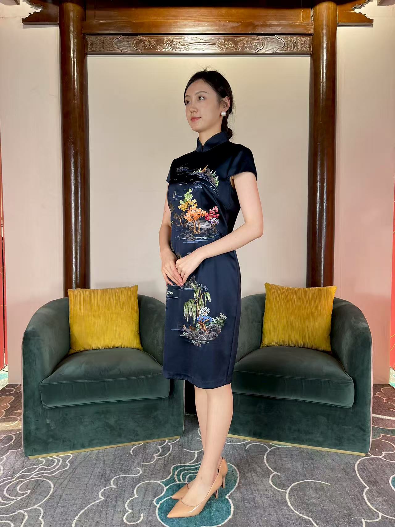 懿菲旗袍(世外桃源)YF16163924-609-35