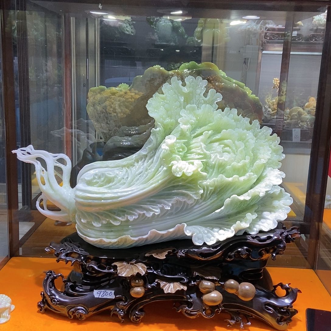 【闪购商品】蛇纹石玉（覆膜）珠宝奇石未镶嵌