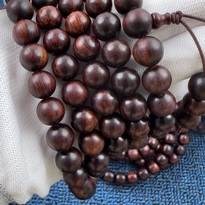 阿***龙降真香海南红将花梨公1.0多圈108