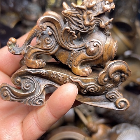 铜制文玩把玩物件