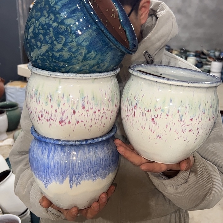 高度13口15啦啦花盆