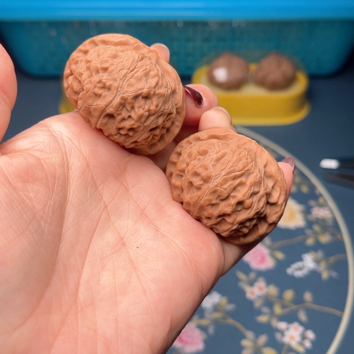 文玩核桃把件42宫灯