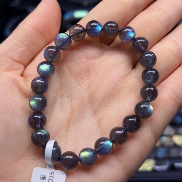 手串未镶嵌拉长石8.5左右