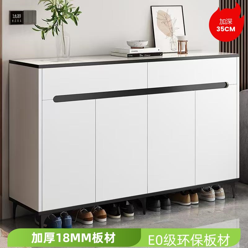 入户门口鞋柜家用现代简约进门鞋柜一体靠墙走廊收纳柜客厅玄关柜