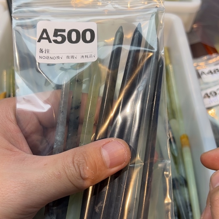 是***藏蛇纹石玉合金发饰