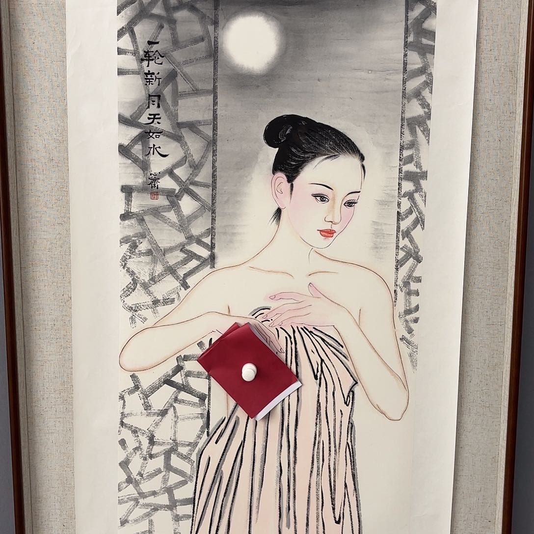 国画亲笔手绘原创 