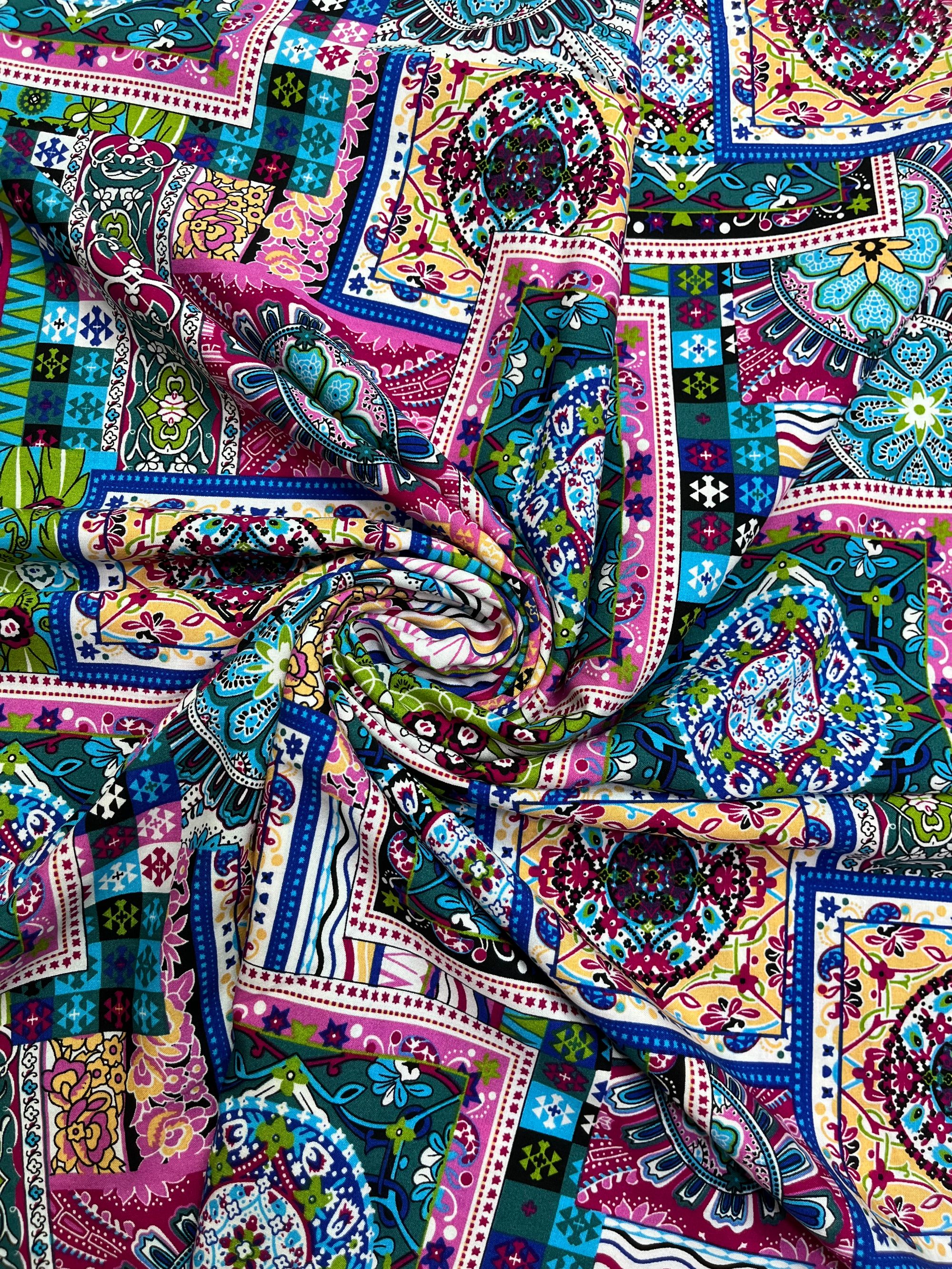 【绫绸】精梳棉绸—波西米亚绮韵