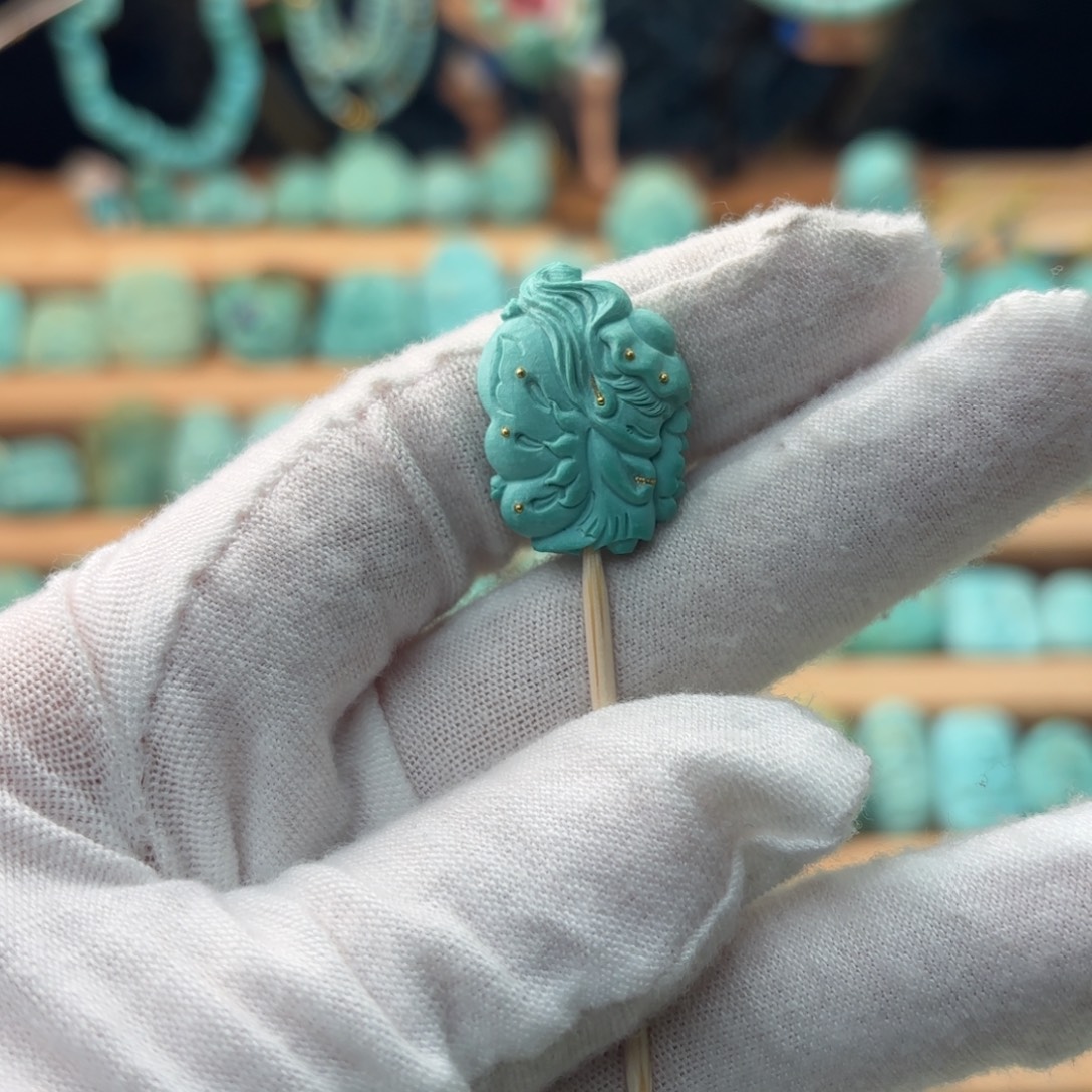 绿松石未镶嵌配饰