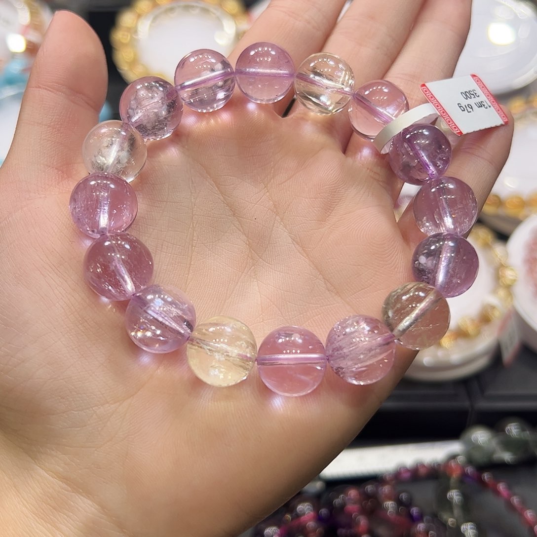 手链手串未镶嵌锂辉石紫锂辉13+