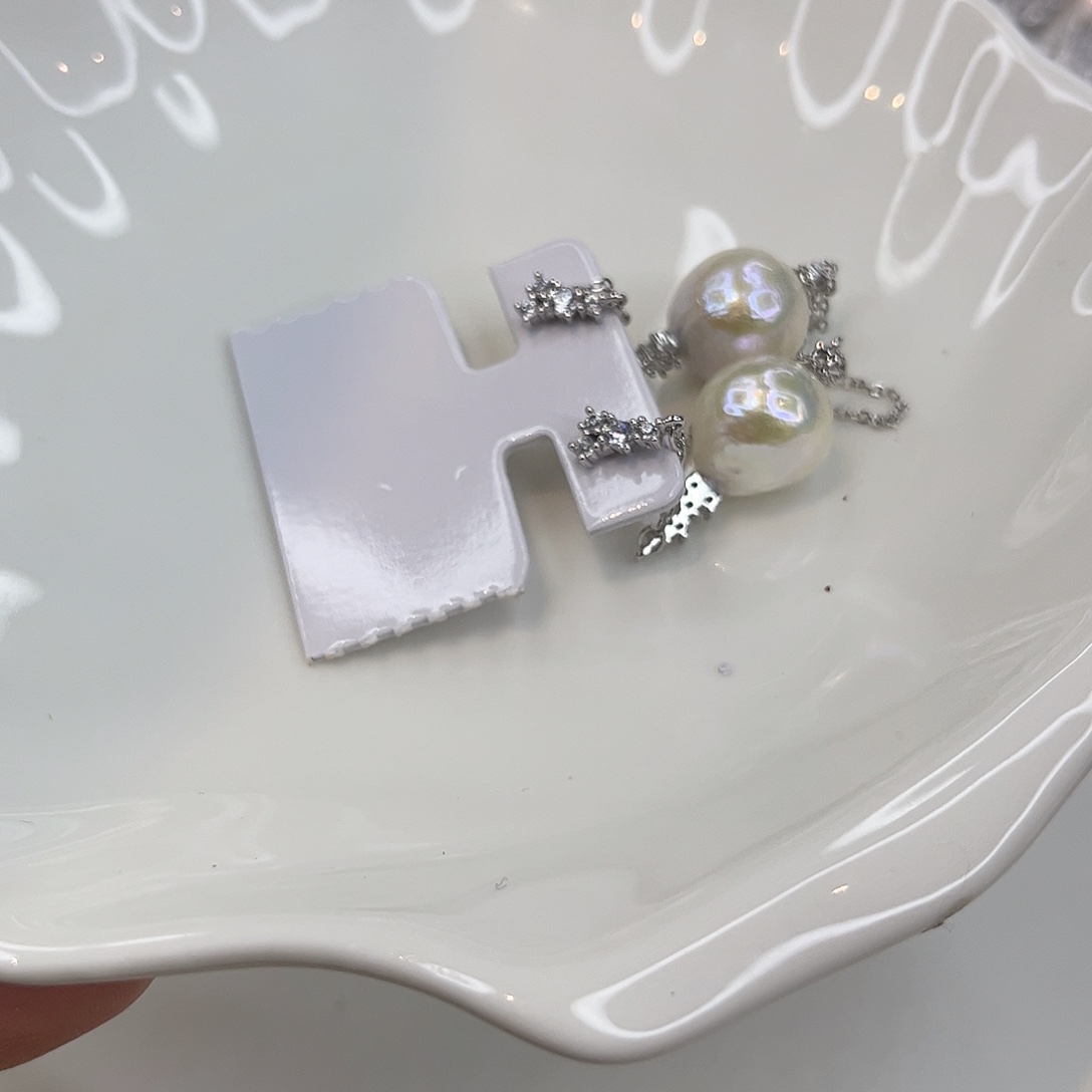 耳饰淡水珍珠合金