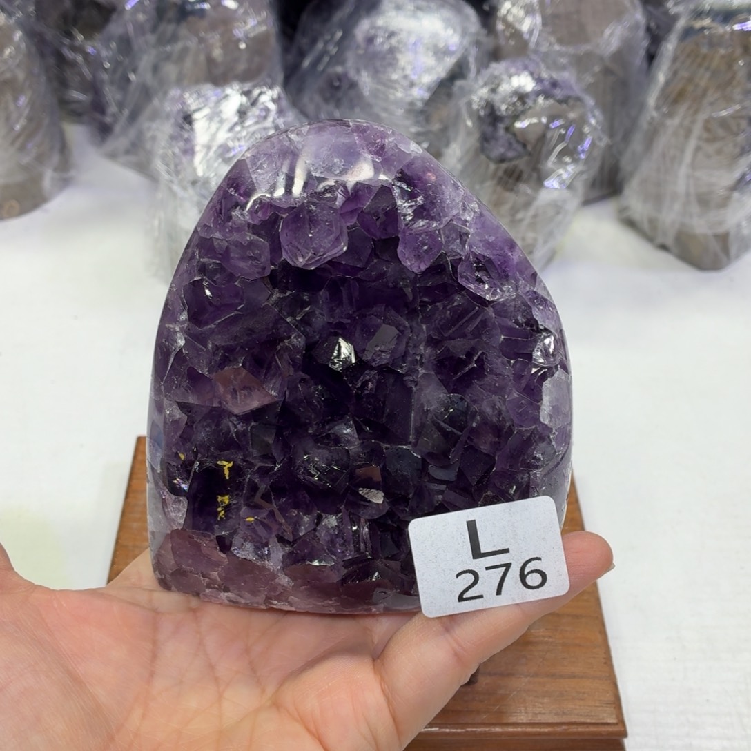 未镶嵌摆件水晶天然紫水晶