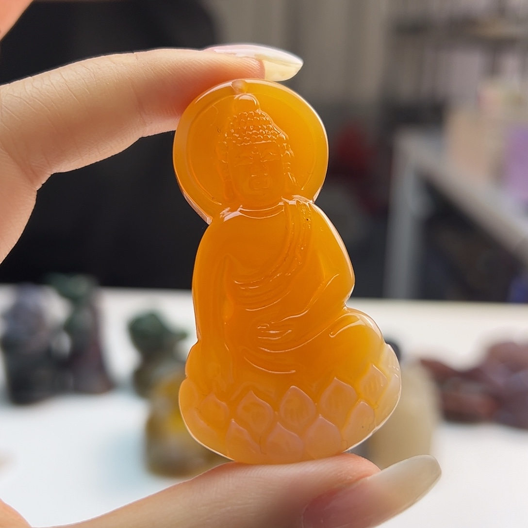 玛瑙/玉髓未镶嵌吊坠(不含链)