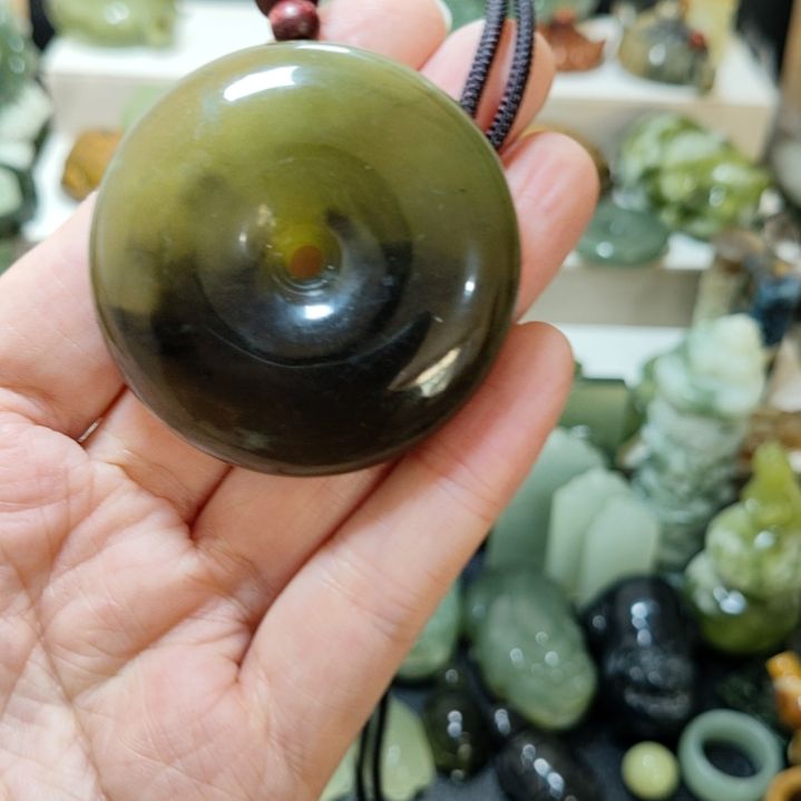 岫玉平安扣未镶嵌