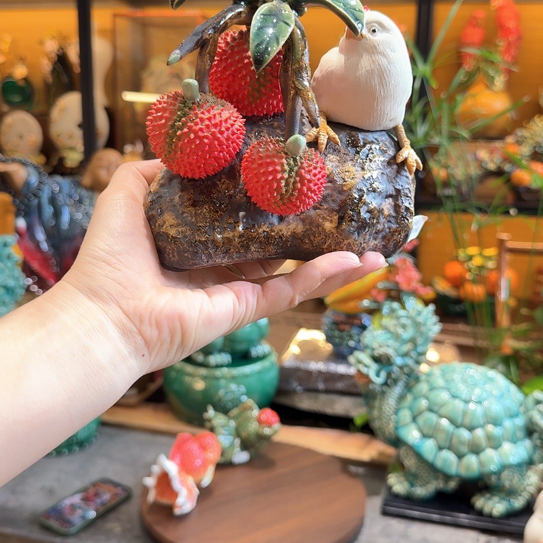 陶瓷大吉大利荔枝鸡