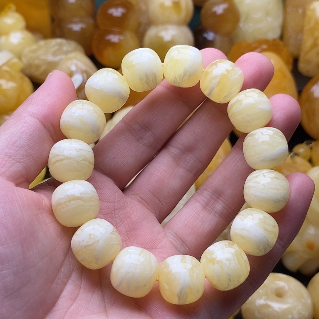 琥珀颈饰未镶嵌琥珀蜜蜡吊坠