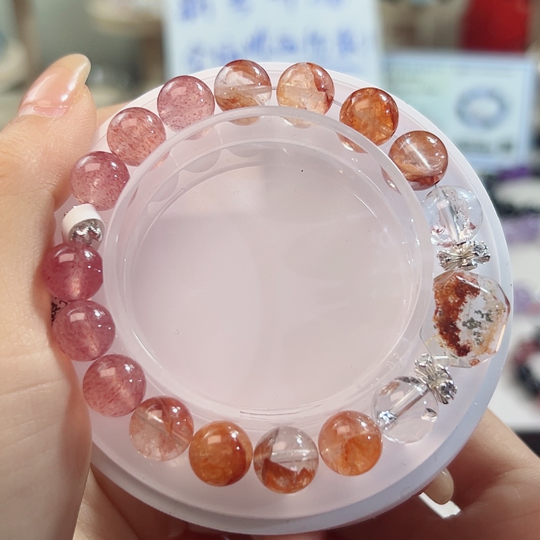 水晶手链未镶嵌水晶手串9m m