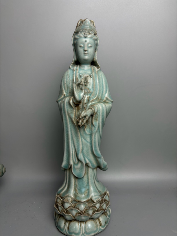 珍藏精品汝窑佛像漏漏漏