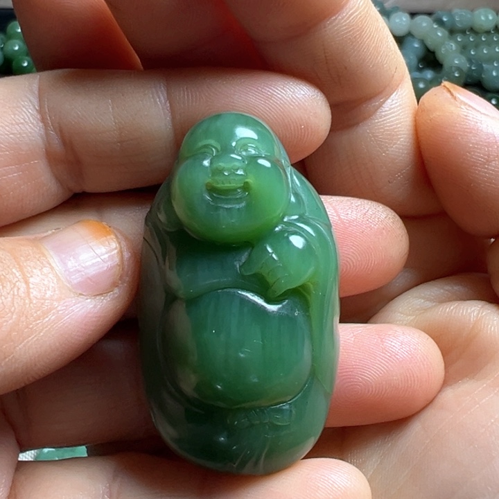 和田玉（碧玉）未镶嵌颈饰