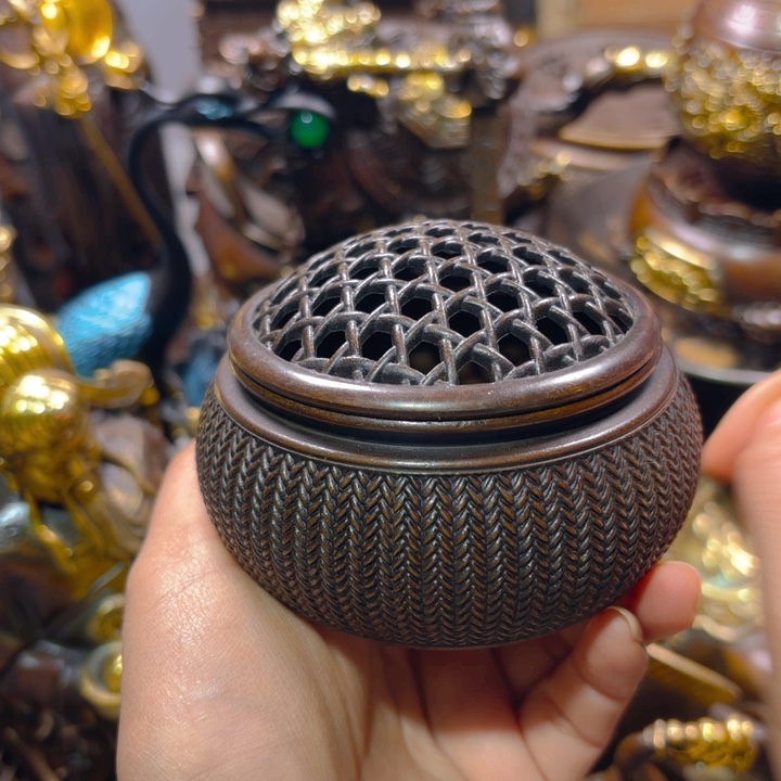 铜器摆件收收藏藏