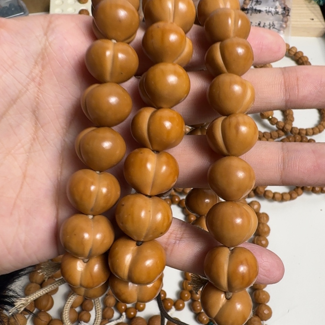 手串猴头核桃瑕疵屁桃手串可一对一挑选