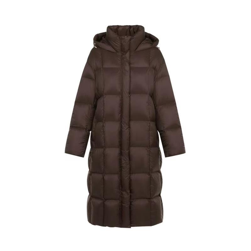 H281轻便宽松加厚长款羽绒服