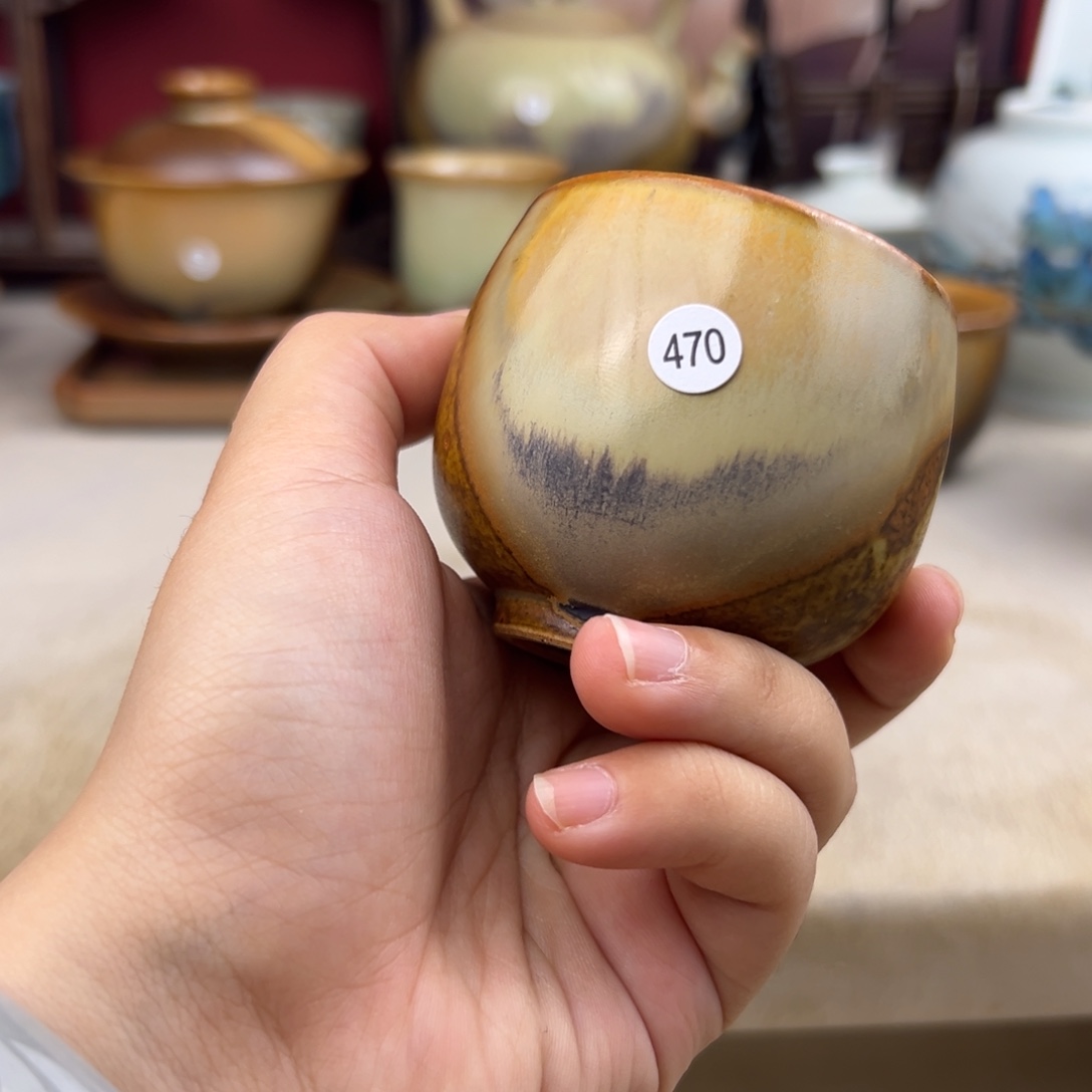 杯纯手工柴烧主人杯