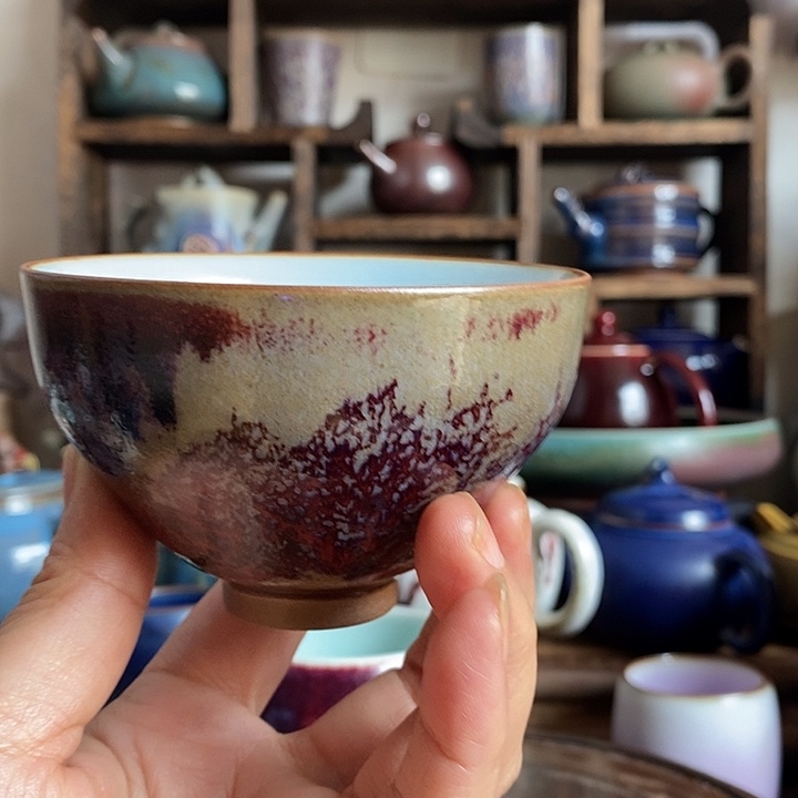 闲**致中国神后钧瓷茶具
