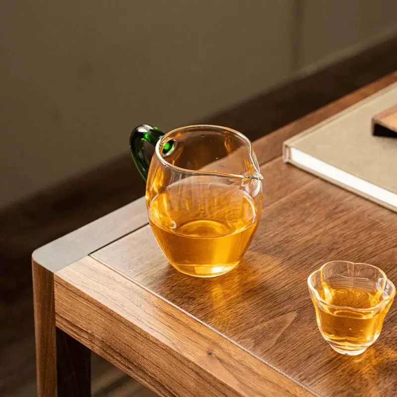 C582-绿钻玻璃公道杯YC