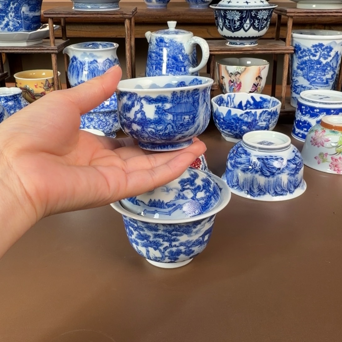 杯景德镇陶瓷手工手绘