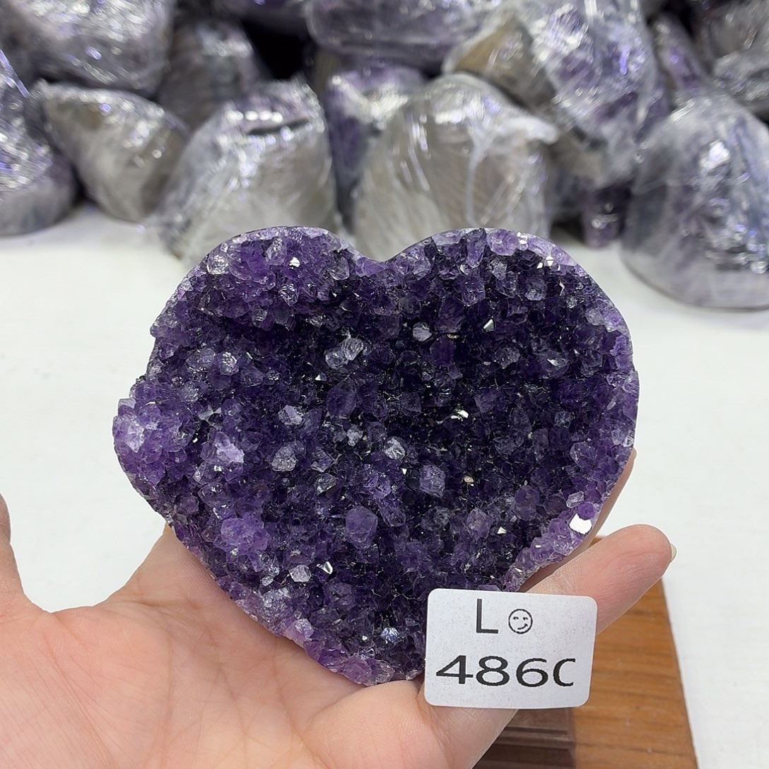 未镶嵌水晶摆件天然紫水晶