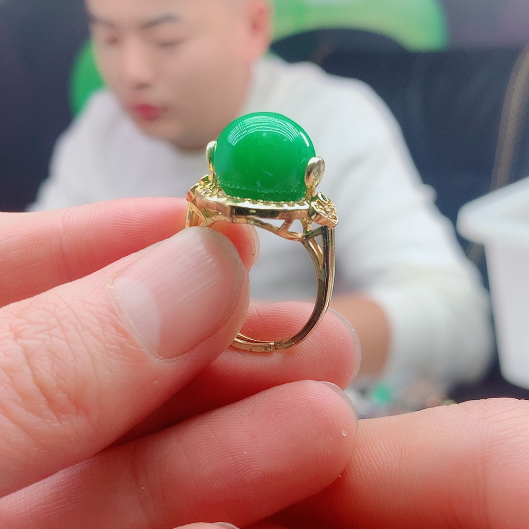 翡翠银S925镶嵌颈饰