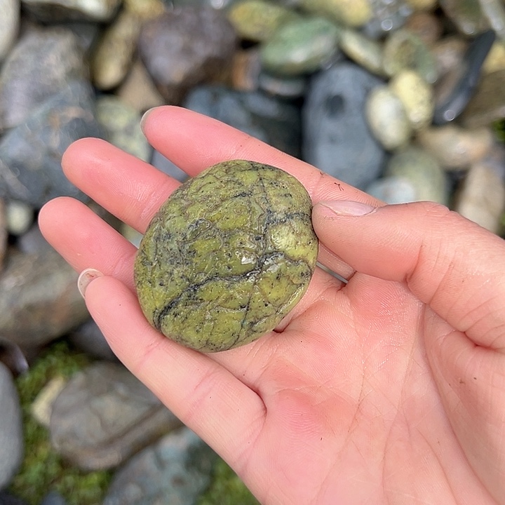 用***9蛇纹石玉合金西藏藏玉药王石