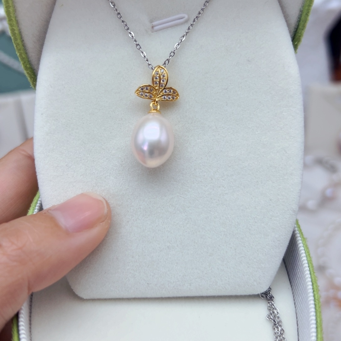 淡水珍珠珍珠银S925镶嵌