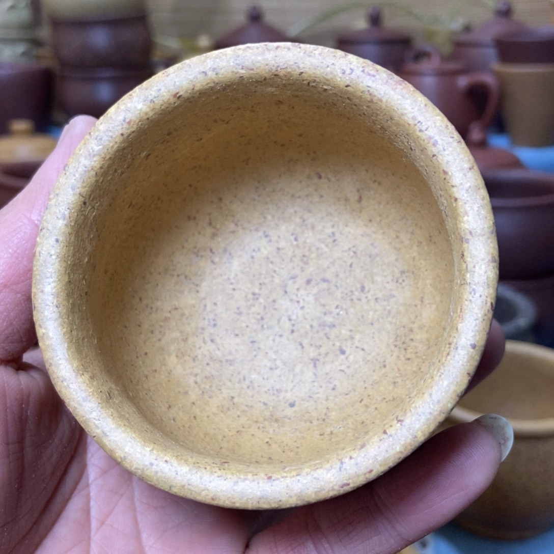茶杯紫砂M****o微瑕手工杯