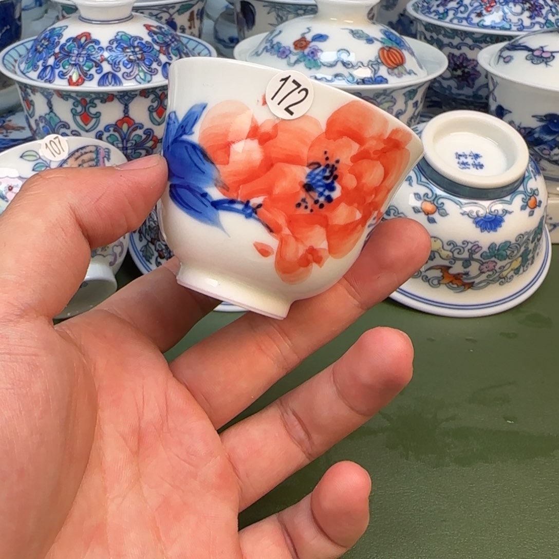 彦祖纯手工手绘茶具172